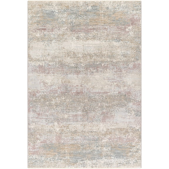 BoutiqueRugs Hanne Contemporary Area Rug - Light Gray, Neutral, Multi Brown - 2' x 2'11"