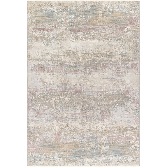 BoutiqueRugs Hanne Contemporary Area Rug - Light Gray, Neutral, Multi Brown - 5' x 7'5"
