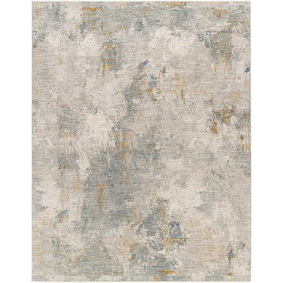 BoutiqueRugs Haydn Contemporary Area Rug - Natural Gray, Multi Brown, Neutral - 5'3" Round