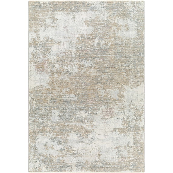 BoutiqueRugs Hazan Contemporary Area Rug - Light Gray, Multi Brown ...