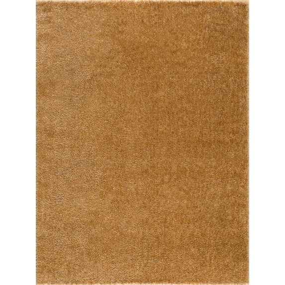BoutiqueRugs Heavenly Contemporary Area Rug - Dark Gold - 6'7" x 9'