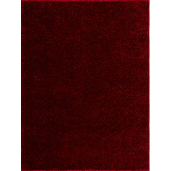 BoutiqueRugs Heavenly Contemporary Area Rug - Red - 9'3" x 12'