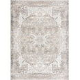 thumbnail image 1 of BoutiqueRugs Hera Farmhouse Area Rug - Machine Washable - Blue, Brown, Tan - 9'2" x 12', 1 of 14