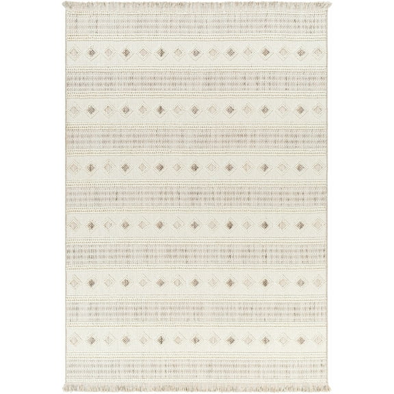 BoutiqueRugs Hideo Bohemian, Transitional Area Rug - Rose Cream, Sage, Nutmeg - 8'11" x 12'