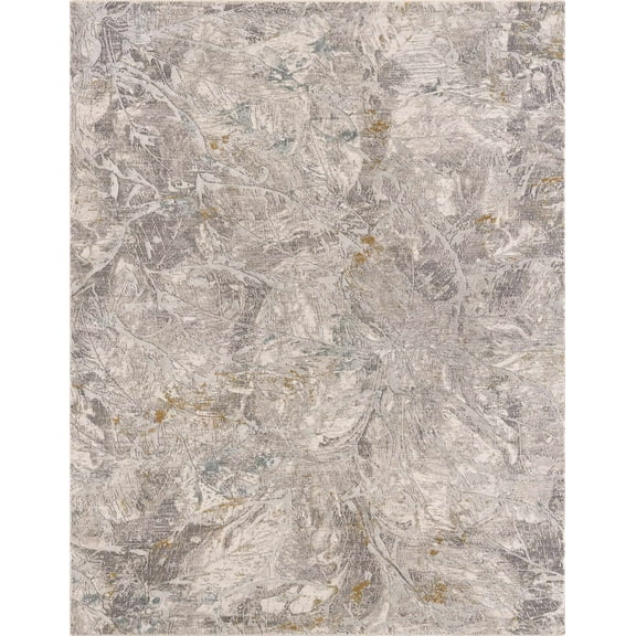 Boutique Rugs Hinda Contemporary Area Rug - Light Gray, Multi Brown, Neutral - 2'7" x 3'11"