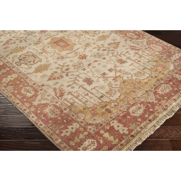 BoutiqueRugs Hobart Traditional Area Rug - Dark Red, Burgundy, Dark Brown - 5'6" x 8'6"