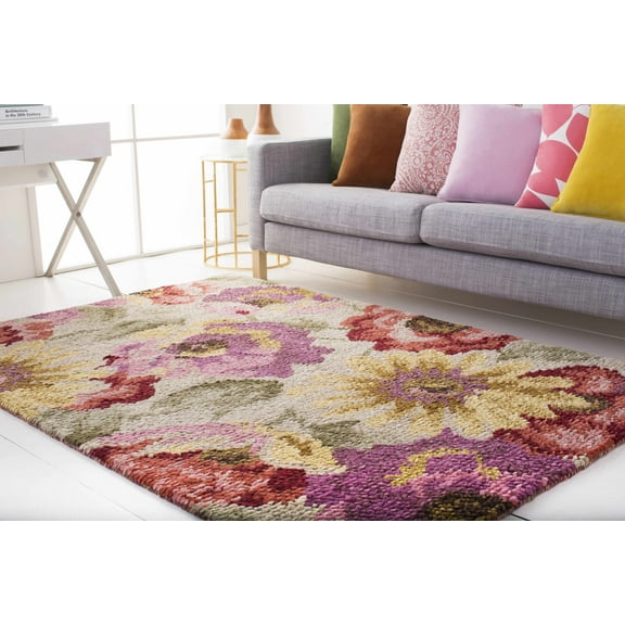 Boutique Rugs Hoehne Throw Pillow