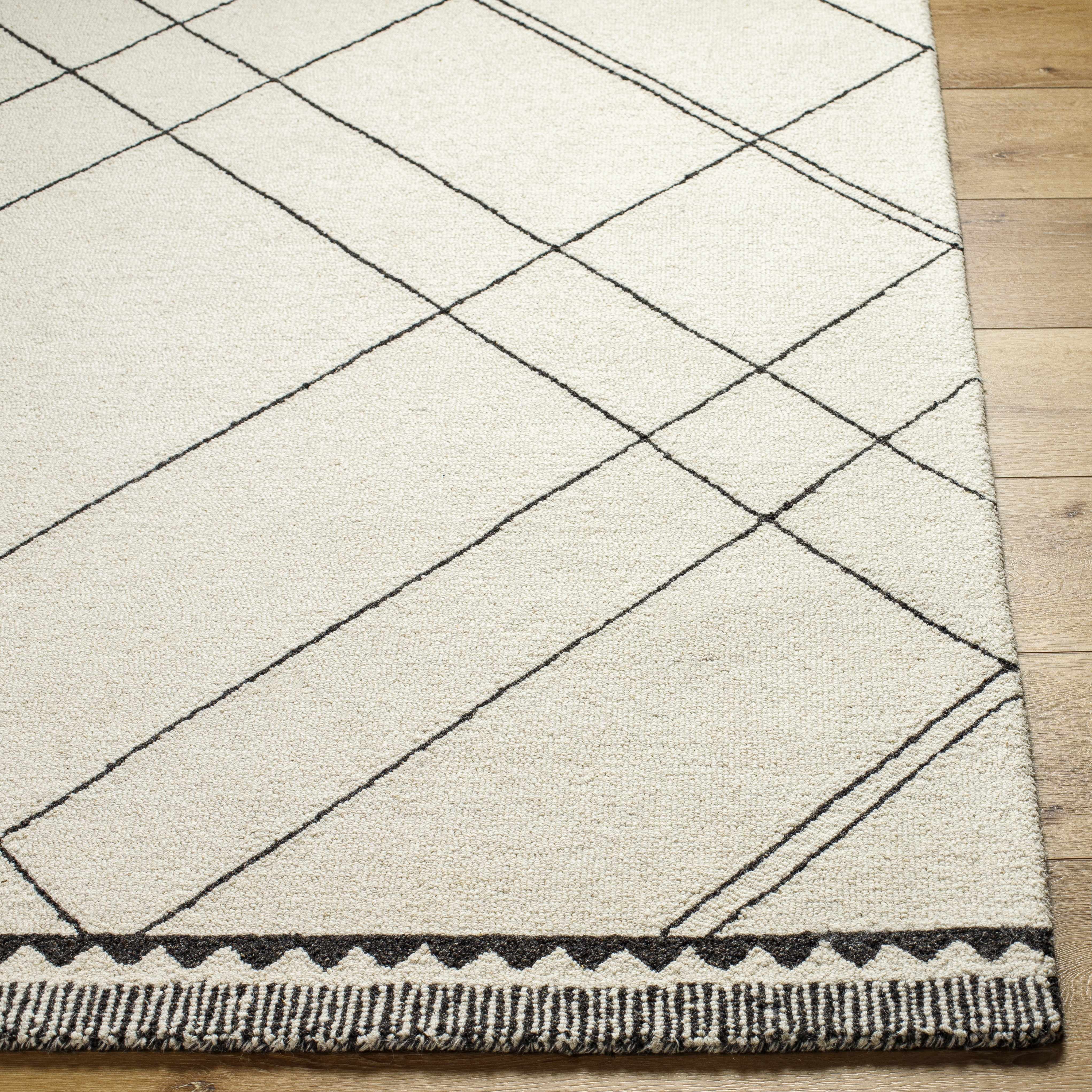 BoutiqueRugs Holle Farmhouse Area Rug - Rose Cream - 5' x 7'6 ...