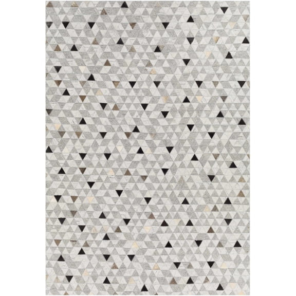 BoutiqueRugs Horasan Contemporary Area Rug - Gray, Black, Light Gray - 2' x 3'