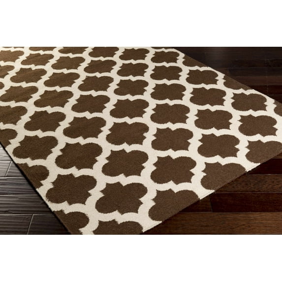 BoutiqueRugs Hosford Transitional Area Rug - Dark Red, Tan - 9' x 13'