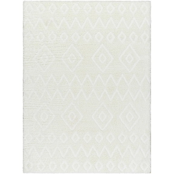 BoutiqueRugs Hoshi Contemporary Area Rug - Rose Cream, Beachhouse, Cloud Gray - 5'3" x 7'