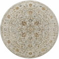 thumbnail image 1 of BoutiqueRugs Huguley Traditional Area Rug - Light Gray, Cream, Denim - 5'3" Round, 1 of 16