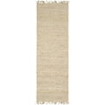 thumbnail image 1 of BoutiqueRugs Iantha Bohemian Natural Jute Runner Rug - Farmhouse Hand Woven Tassel Carpet for Living Room, Bedroom - Ivory, Cream, Beige - 2'6" x 7'6" Runner (2x8), 1 of 14