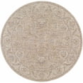 thumbnail image 1 of BoutiqueRugs Iikka Traditional Area Rug - Lambswool, Cloud Gray, Nutmeg - 6'7" Round, 1 of 11