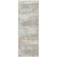 thumbnail image 1 of BoutiqueRugs Ikram Contemporary Runner Rug - Light Gray, Cloud Gray, Dark Gray - 2'7" x 10' Runner, 1 of 13