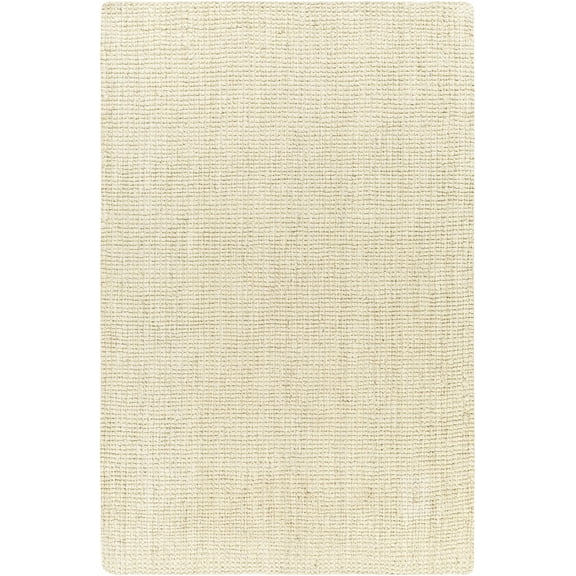 BoutiqueRugs Ilana Braided Bohemian Natural Jute Area Rug - Farmhouse Bleached Hand Woven Tassel Carpet for Living Room, Bedroom - White, Cream, Sage - 10' x 14'