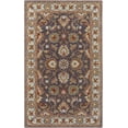 thumbnail image 1 of BoutiqueRugs Indianapolis Boho Hand Tufted Wool Natural Fiber Soft Oversized Area Rug - Traditional Floral Damask Carpet for Living Room, Bedroom, Dining Room - Taupe, Aqua, Green, Rust - 10' x 14', 1 of 17