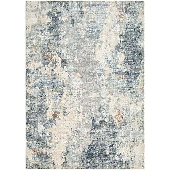 Boutique Rugs Iryna Contemporary Area Rug - Light Gray, Charcoal, Neutral - 2'4" x 3'9"