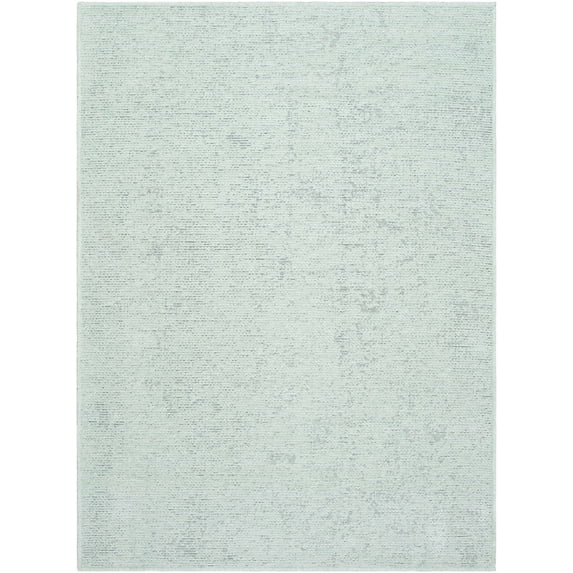 Boutique Rugs Isako Modern Minimalist Solid Neutral Color Area Rug for Living Room - Machine Washable - Performance Carpet - Green, Mint - 5'3" x 7' (5x7)