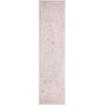 thumbnail image 1 of Boutique Rugs Isako Modern Minimalist Solid Neutral Color Runner Rug for Hallway, Kitchen - Machine Washable - Machine Washable - Performance Carpet - Pink, Cream - 2'7" x 10', 1 of 9