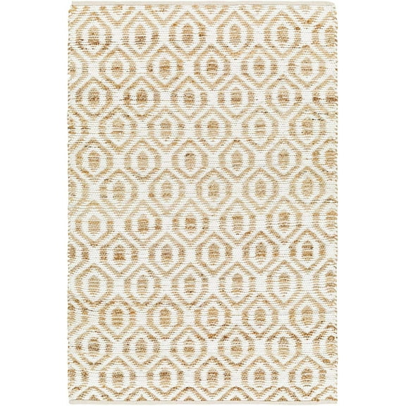 BoutiqueRugs Isaye Contemporary Area Rug - Rose Cream, Clay, Sand - 27" x 45"