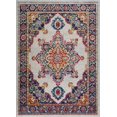 thumbnail image 1 of BoutiqueRugs Istanbul Farmhouse Area Rug - Ivory, Navy, Aqua - 6'7" x 9', 1 of 14