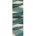thumbnail image 1 of BoutiqueRugs Jarratt Contemporary Runner Rug - Sage, Green, Teal - 2'6" x 8' Runner, 1 of 16