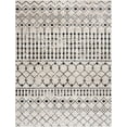 thumbnail image 1 of BoutiqueRugs Joppatowne Washable Moroccan Trellis Area Rug - Machine Washable - Black, Gray, Peach - 5'3" x 7', 1 of 19
