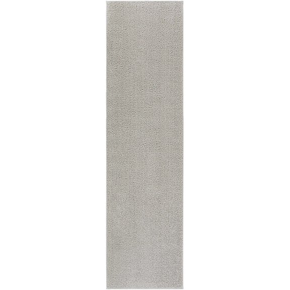 BoutiqueRugs Judy Farmhouse Runner Rug - Machine Washable - Light Gray - 2'7" x 9'10" Runner