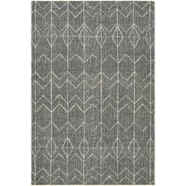 BoutiqueRugs Kate Contemporary Area Rug - Black, Ivory, Gray - 2' x 3'