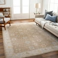 thumbnail image 1 of BoutiqueRugs Keao Traditional Area Rug - Dark Brown, Taupe, Medium Gray - 5'3" Round, 1 of 11