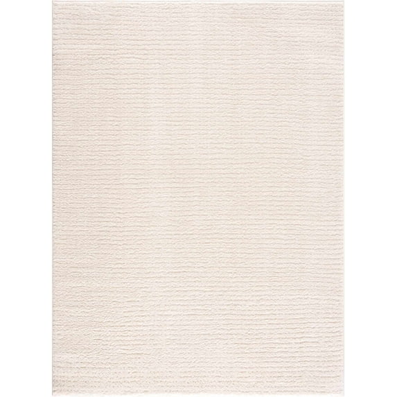 BoutiqueRugs Keita Ivory Mosaic Area Rug - Bone - 6'7" x 9'