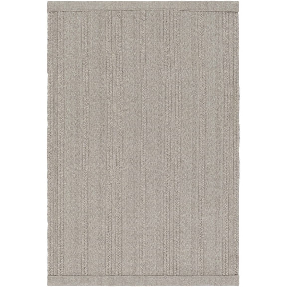 BoutiqueRugs Kempston Outdoor Area Rug - Outdoor Safe - Medium Gray - 2' x 3'
