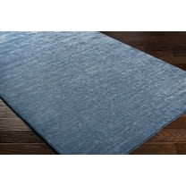 BoutiqueRugs Kendall Solid & Striped Area Rug - Blue - 2' x 3'
