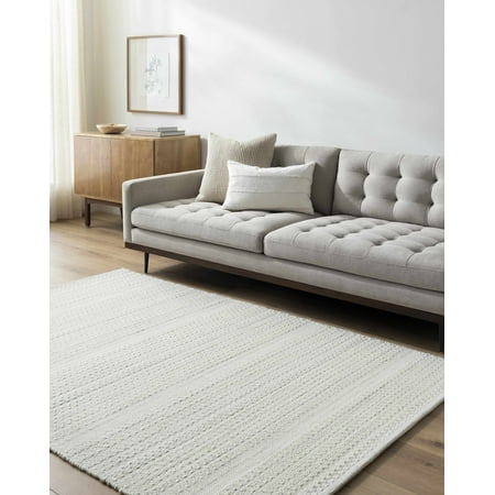 BoutiqueRugs Kendi Traditional, Transitional Runner Rug - Cream, Light Slate - 2'6" x 8' Runner