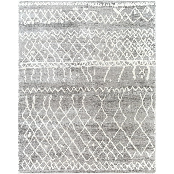 BoutiqueRugs Kessingland Bohemian, Transitional Area Rug - Gray, Off White, Beige - 2' x 2'11"