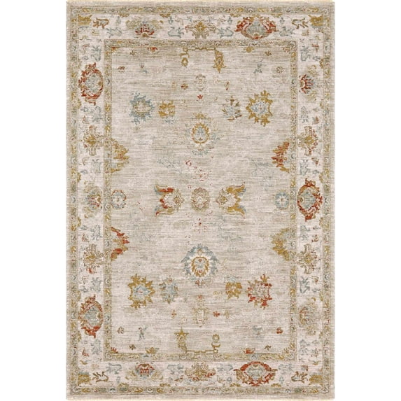 BoutiqueRugs Kitchener Traditional Area Rug - Sage, Olive, Rust - 2' x 2'11"