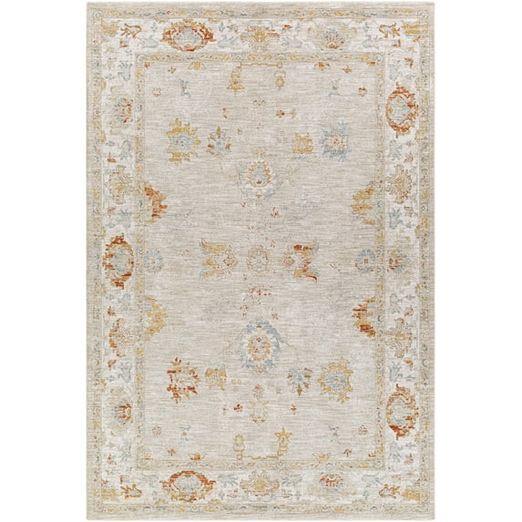 BoutiqueRugs Kitchener Traditional Area Rug - Sage, Olive, Rust - 5' x 7'5"