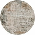 thumbnail image 1 of BoutiqueRugs Kress Contemporary Area Rug - Medium Gray, Charcoal, Light Gray - 7'10" Round, 1 of 19