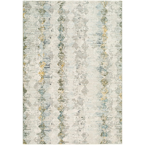 BoutiqueRugs Lalo Contemporary Area Rug - Off White, Taupe, Dusty Sage - 9' x 12'2"