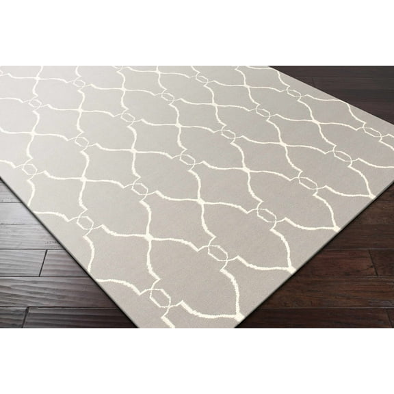 BoutiqueRugs Lamy Transitional Area Rug - Gray, Peach - 5' x 8'