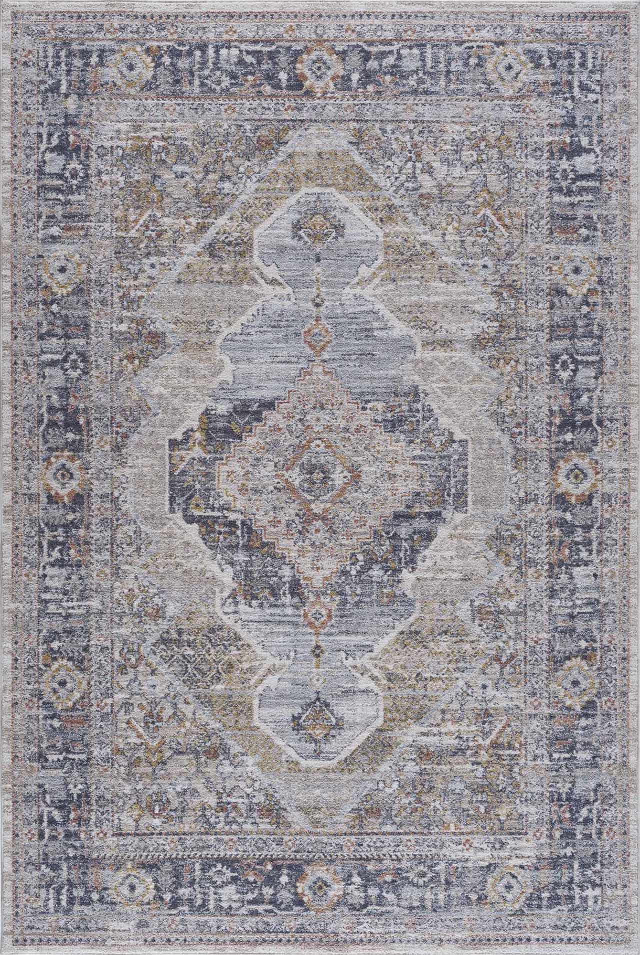 BoutiqueRugs Lapis Farmhouse Area Rug - Natural Gray - 9' x 12'2 ...