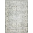 thumbnail image 1 of BoutiqueRugs Laran Traditional Area Rug - Machine Washable - Ivory, Charcoal, Slate Gray - 7'6" x 9'5", 1 of 5
