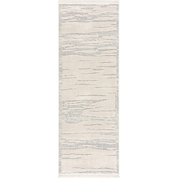 BoutiqueRugs Lave Contemporary Runner Rug - Beige - 2'7" x 7'3" Runner
