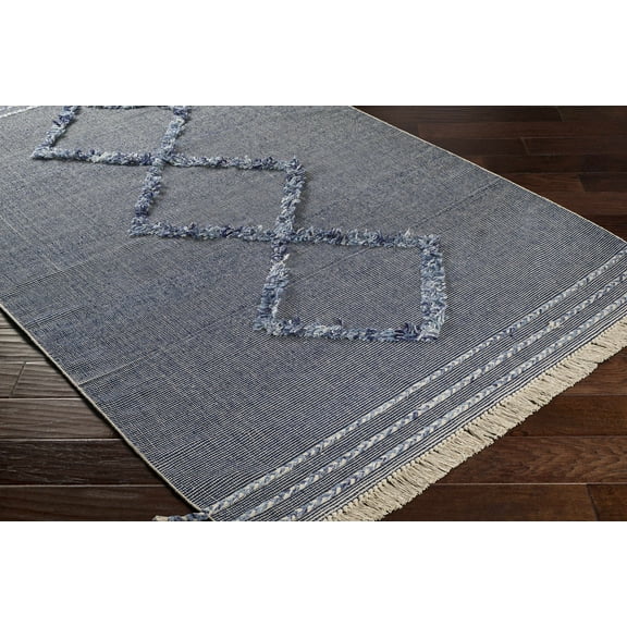 BoutiqueRugs Lavington Bohemian, Transitional Area Rug - Navy, Denim, Sky Blue - 2' x 3'