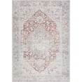 thumbnail image 1 of BoutiqueRugs Leeston Traditional Area Rug - Machine Washable - Brick Red, Cream, Lime Green - 8'10" x 12', 1 of 16