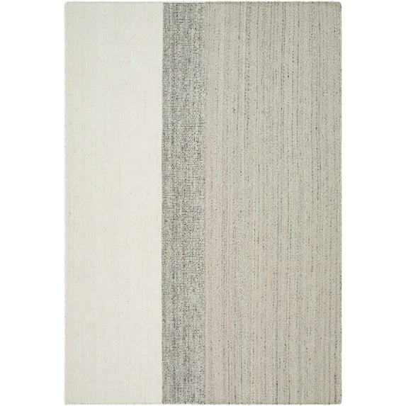 BoutiqueRugs Lieve Traditional, Transitional Area Rug - Light Silver, Ash, Sterling Gray - 8' x 10'