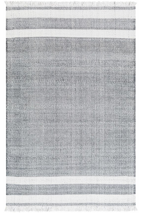 BoutiqueRugs Loic Traditional, Transitional Area Rug - Light Gray, Dark Gray, Neutral - 9' x 12'