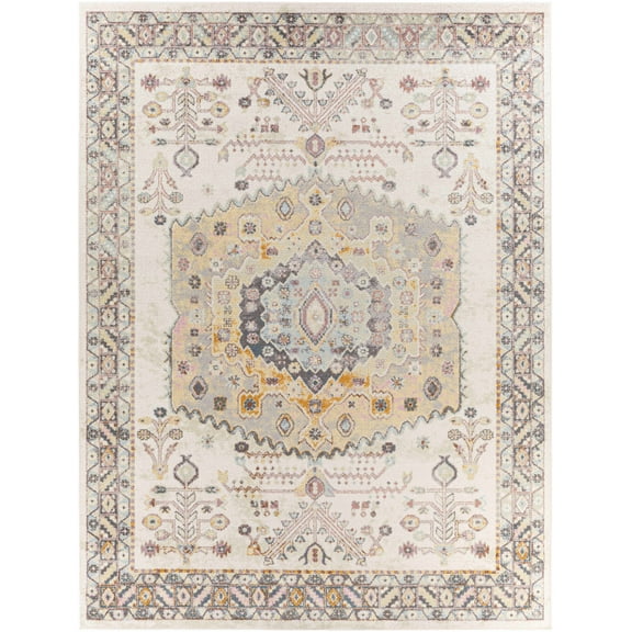 BoutiqueRugs Loranger Southwestern Area Rug - Rust, Lavender, Light Sage - 2' x 2'11"