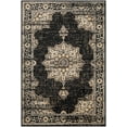 thumbnail image 1 of BoutiqueRugs Lostwithiel Traditional Area Rug - Black, Charcoal, Tan - 6'7" x 9'6", 1 of 13